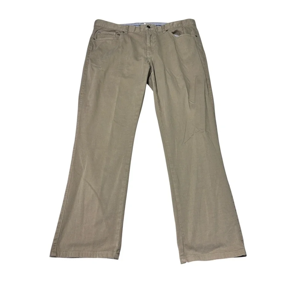 Peter Millar Mens 38X30 Peter Millar Ultimate Sateen‎ 5-Pocket Pant ME0B39 Tan